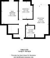 Floorplan area for info only, not for Â£/sq. ft valuation