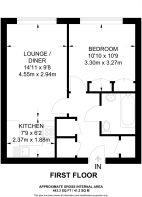 Floorplan area for info only, not for £/sq. ft valuation