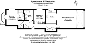 Apt 5 Westpoint Floorplan