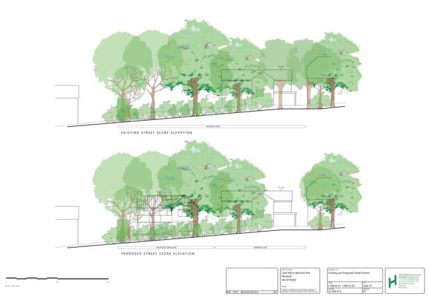 Existing and Proposed Street Scene