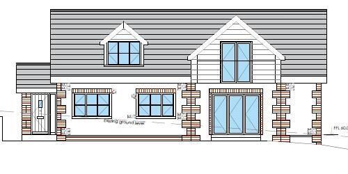 Front elevation Plots 1,4 and 5