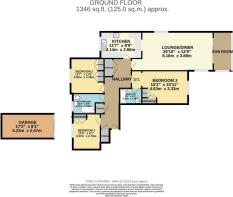 Flat 1 Honeywood House - Floor Plan