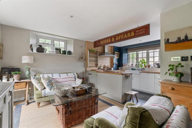 Bourne Cottage - Kitchen/Sitting Room Area 1