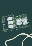 Site plan with numbe