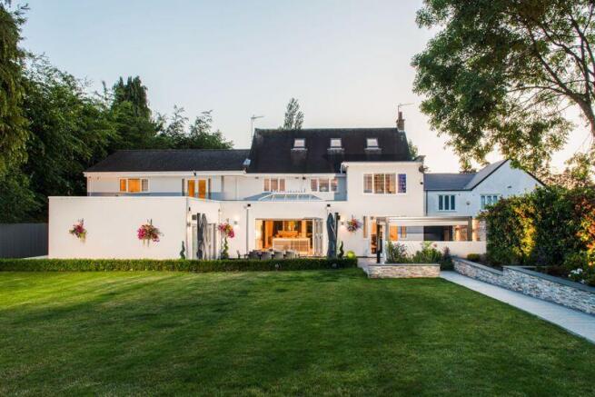 Rear elevation dusk