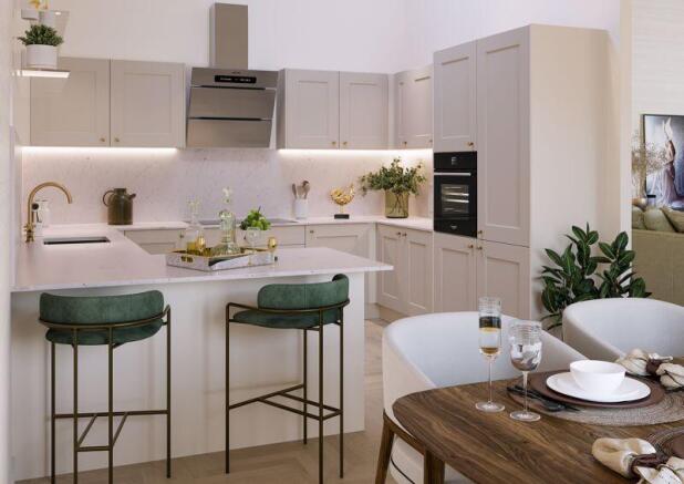 Kitchen CGI indicative only