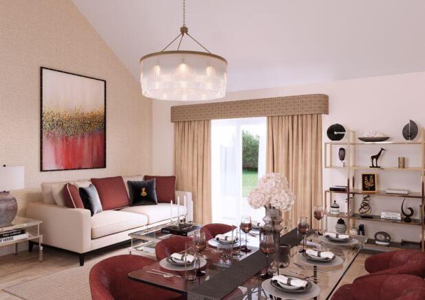 Living Room CGI image indicative only