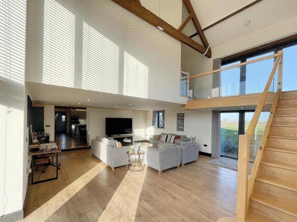 Open plan living area