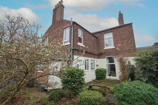 Rear of property