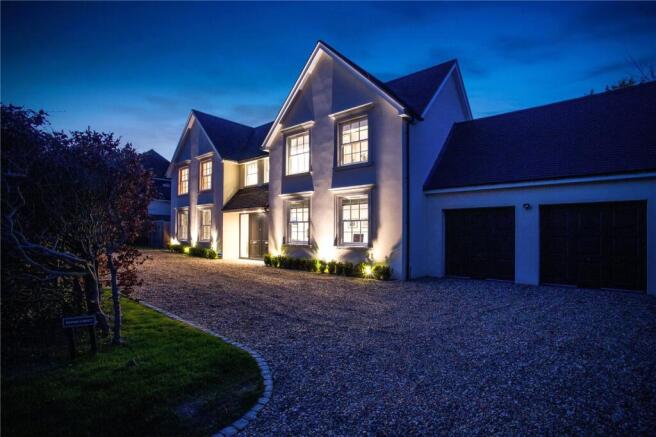 Dusk Front Elevation