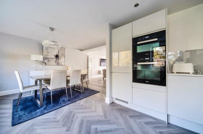 Kitchen with dining area