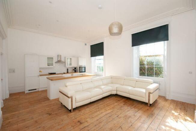 Open Plan living/kitchen area