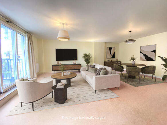 Virtually staged ...