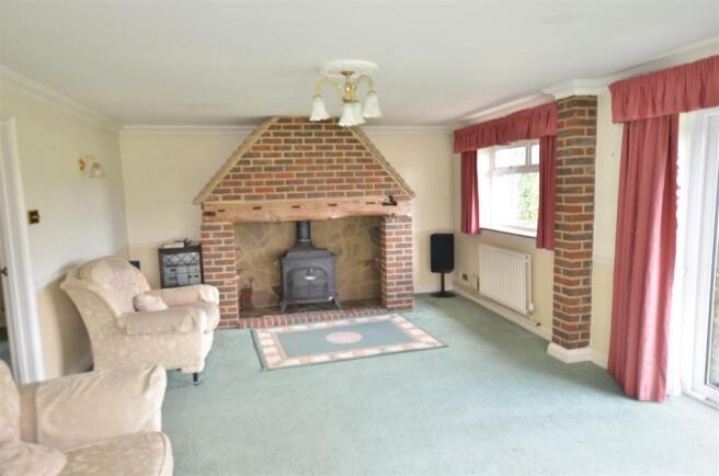 Sitting room & fireplace