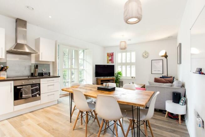 open plan kitchen