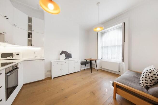 Open-plan kitchen