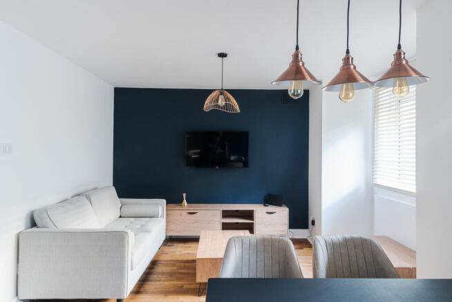 Open plan kitchen...