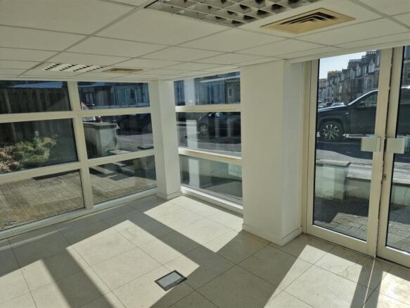 Front glazing.