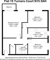 Turners Court N15- Floor Plan