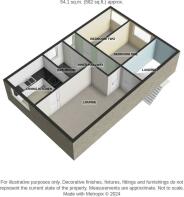 3D Floorplan  140 St Andrews Road South - Flat 3.j