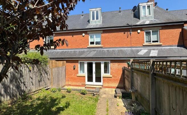 Rear of house