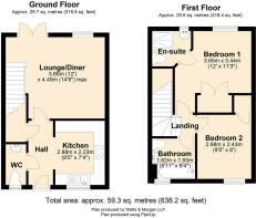 6 Clos Y Ywen, Coity - all floors.JPG