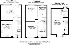 101 Ffordd Y Draen, Coity - all floors.JPG