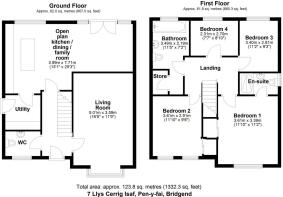 7 Llys Cerrig Isaf, Pen-y-fai, Bridgend - all floo