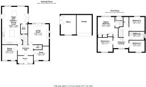 15 cae rhedyn, Coity - all floors.JPG