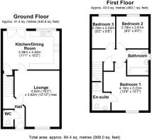 4 Maes Yr Ysgal, Coity, Bridgend - all floors.JPG