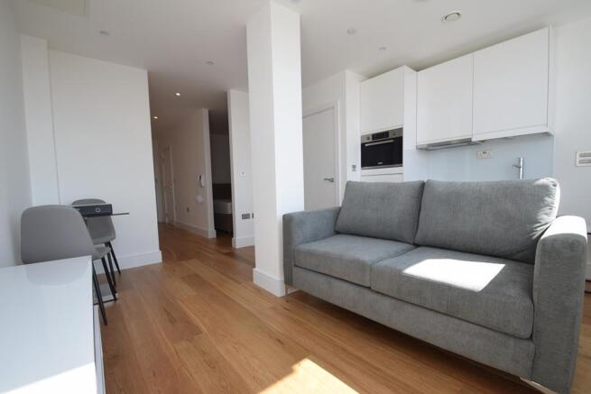 Overview of lounge/kitchen