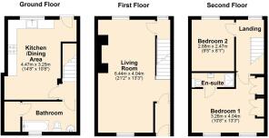 6 Old Tanymanod, Blaenau Ffestiniog - all floors.J