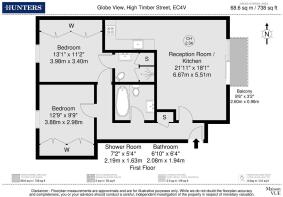 Globe View, High Timber Street, EC4V-A4 Landscape.