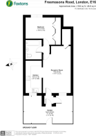 Floorplan area for info only, not for Â£/sq. ft valuation