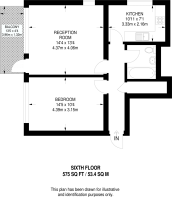 Floorplan area for info only, not for Â£/sq. ft valuation