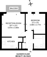 Floorplan area for info only, not for Â£/sq. ft valuation