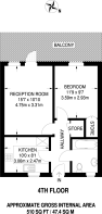 Floorplan area for info only, not for Â£/sq. ft valuation