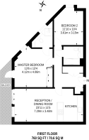 Floorplan area for info only, not for £/sq. ft valuation