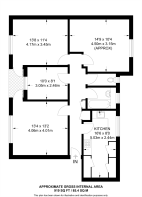 Floorplan area for info only, not for £/sq. ft valuation