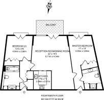Floorplan area for info only, not for Â£/sq. ft valuation