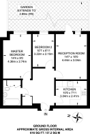 Floorplan area for info only, not for £/sq. ft valuation