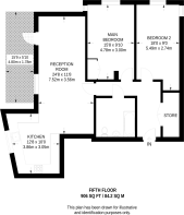 Floorplan area for info only, not for £/sq. ft valuation