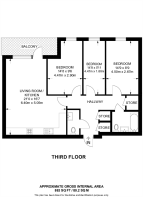 Floorplan area for info only, not for £/sq. ft valuation