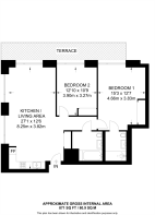 Floorplan area for info only, not for £/sq. ft valuation