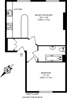 Floorplan area for info only, not for £/sq. ft valuation