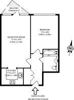 Floorplan area for info only, not for £/sq. ft valuation