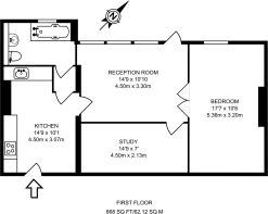 Floorplan area for info only, not for £/sq. ft valuation