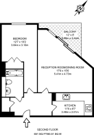 Floorplan area for info only, not for £/sq. ft valuation