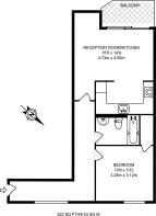 Floorplan area for info only, not for £/sq. ft valuation