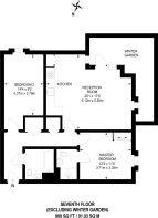 Floorplan area for info only, not for £/sq. ft valuation